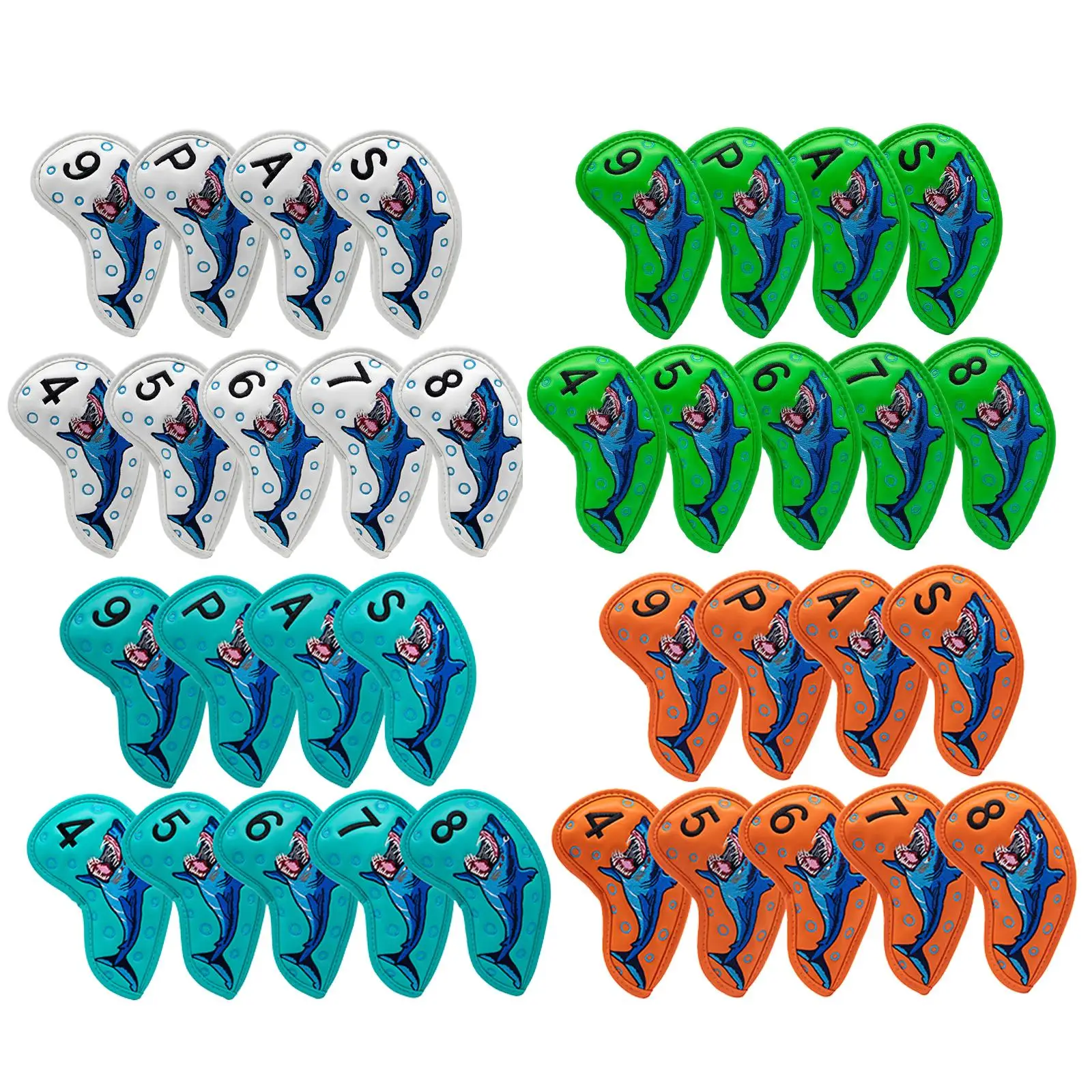 

Golf Covers for Irons Leather 9 Pcs, Golf Iron Kopfbedeckung Soft for Men Women