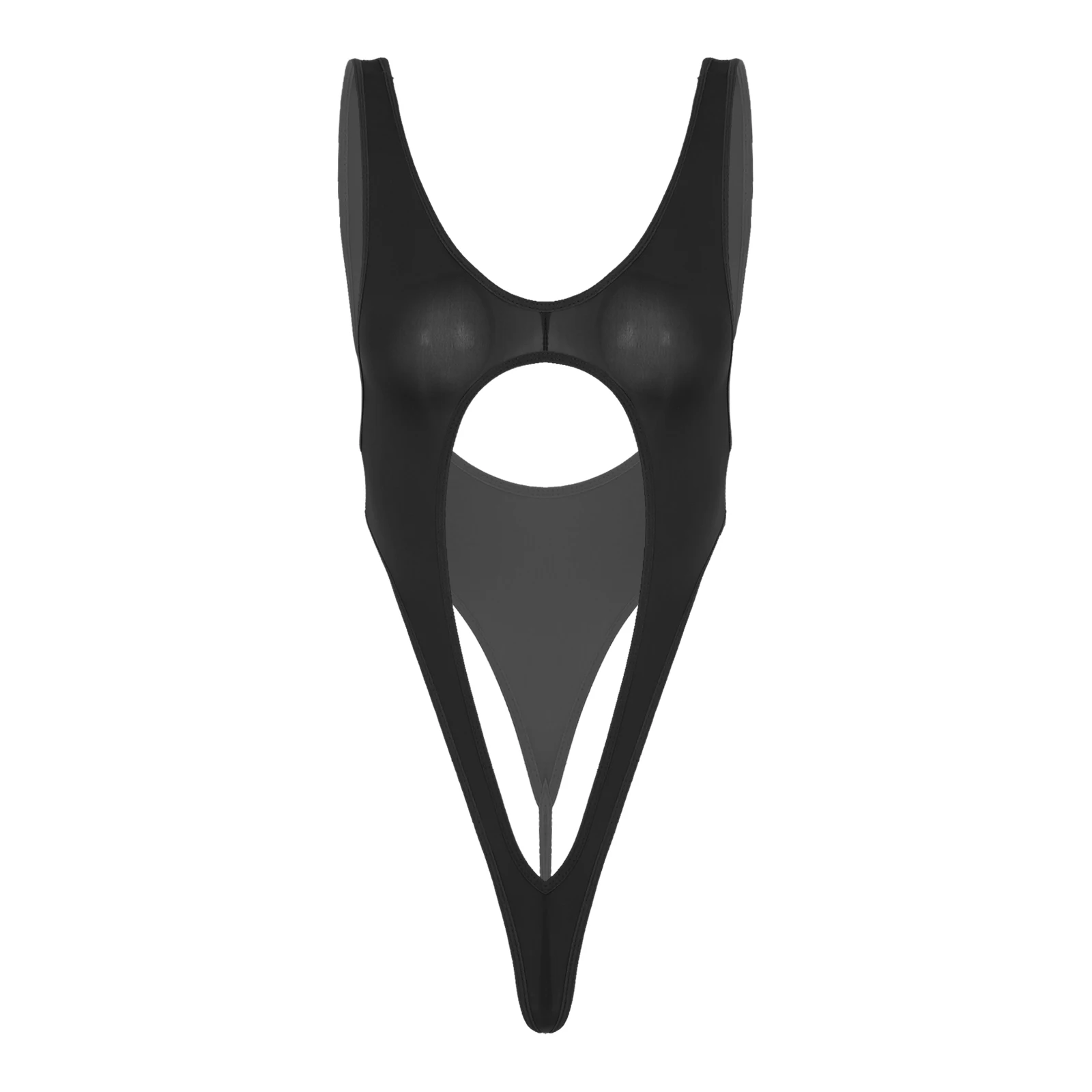 

Women Adults Lingerie See Through High Cut Thong Leotard Female Swimwear Backless Stretchy Hollow Out Teddies Bodysuit Nightwear