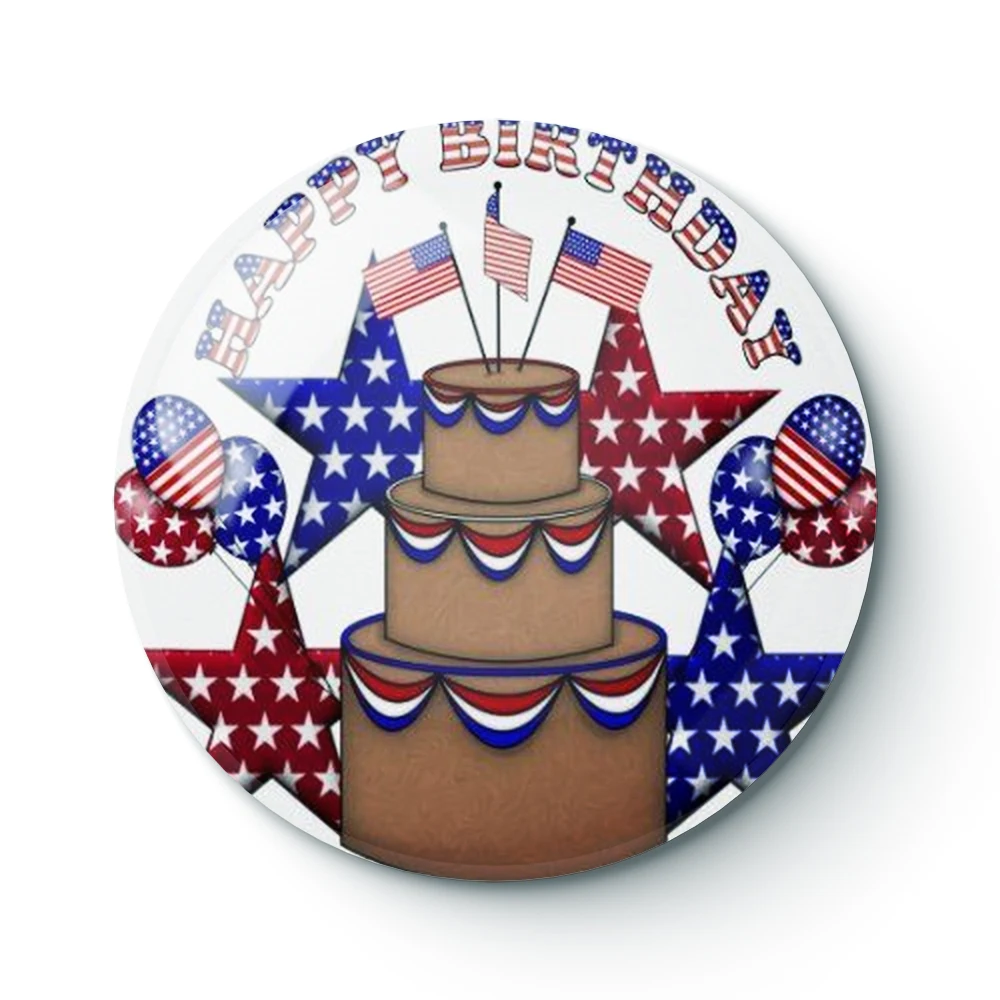 

4 июля 025 броши на булавке ювелирные изделия аксессуары на заказ брошь модные значки на лацкан