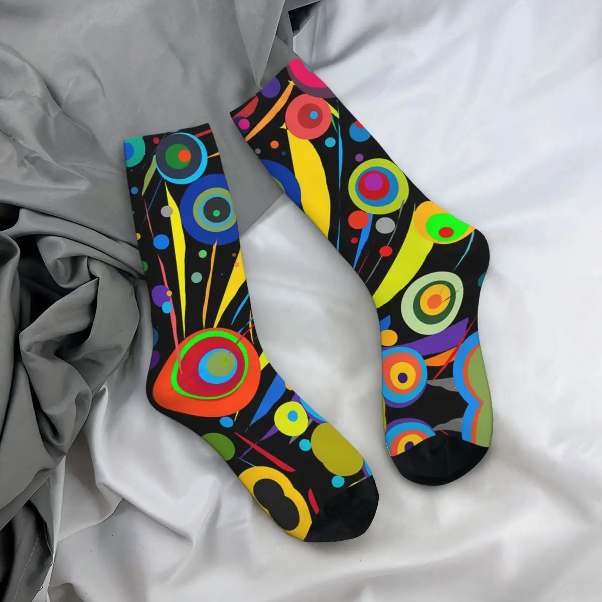 Абстрактные носки Desighn и Space поглощающие пот чулки Харадзюку всесезонные длинные