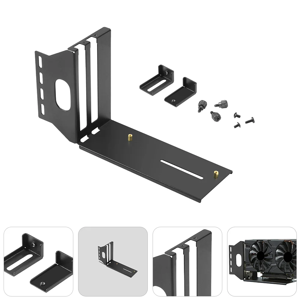 

Computer Durable Metal Graphic Support Vertical GPU Bracket Right Angle GPU Holder
