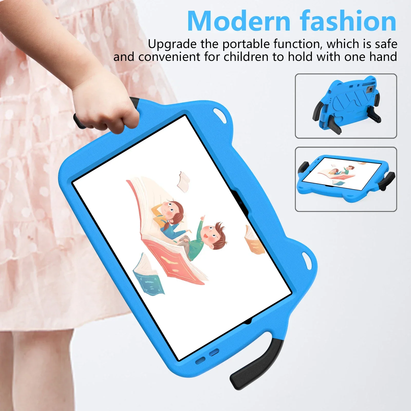 Детский чехол EVA + PC для Lenovo Tab M11 P11 Plus 11 дюймов с маленькой ручкой Для Xiaoxin Pad 2024 TB-J606F