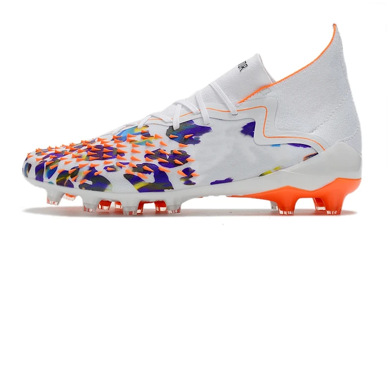 

Hot Sell Soccer Boots Predator_ Freak.1 High Heel AG Mens Football Shoes Free Shipping US Size 6-11.5
