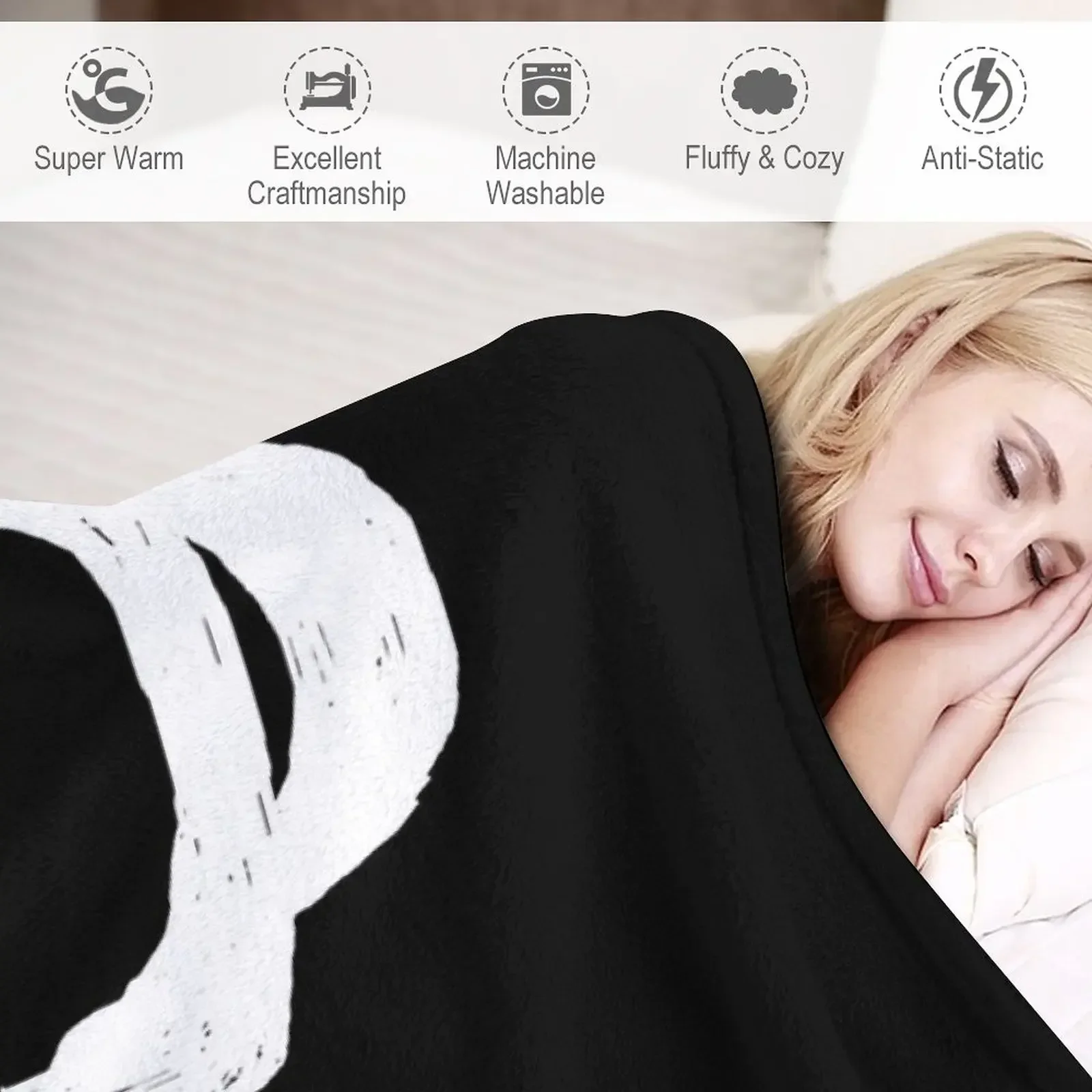 Одеяло с мелкими серыми ячейками Agatha Christie пушистые покрывала для кровати