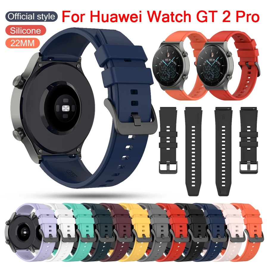 

New 2021 Smart Watch Band Straps For Huawei Honor Watch GT 2 Pro GS Pro GT 2e Magic 2 GT2 46mm Wrist Strap Silicone Bracelet
