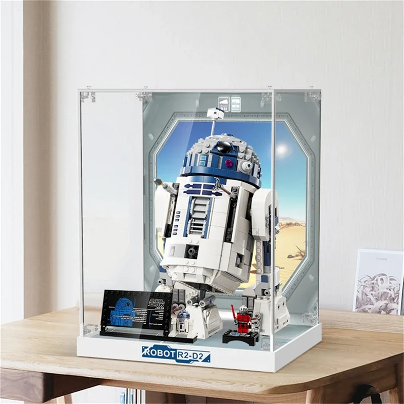 Витрина для Lego R2-D2 75379 акриловая витрина 3 мм (без набора моделей в комплекте)
