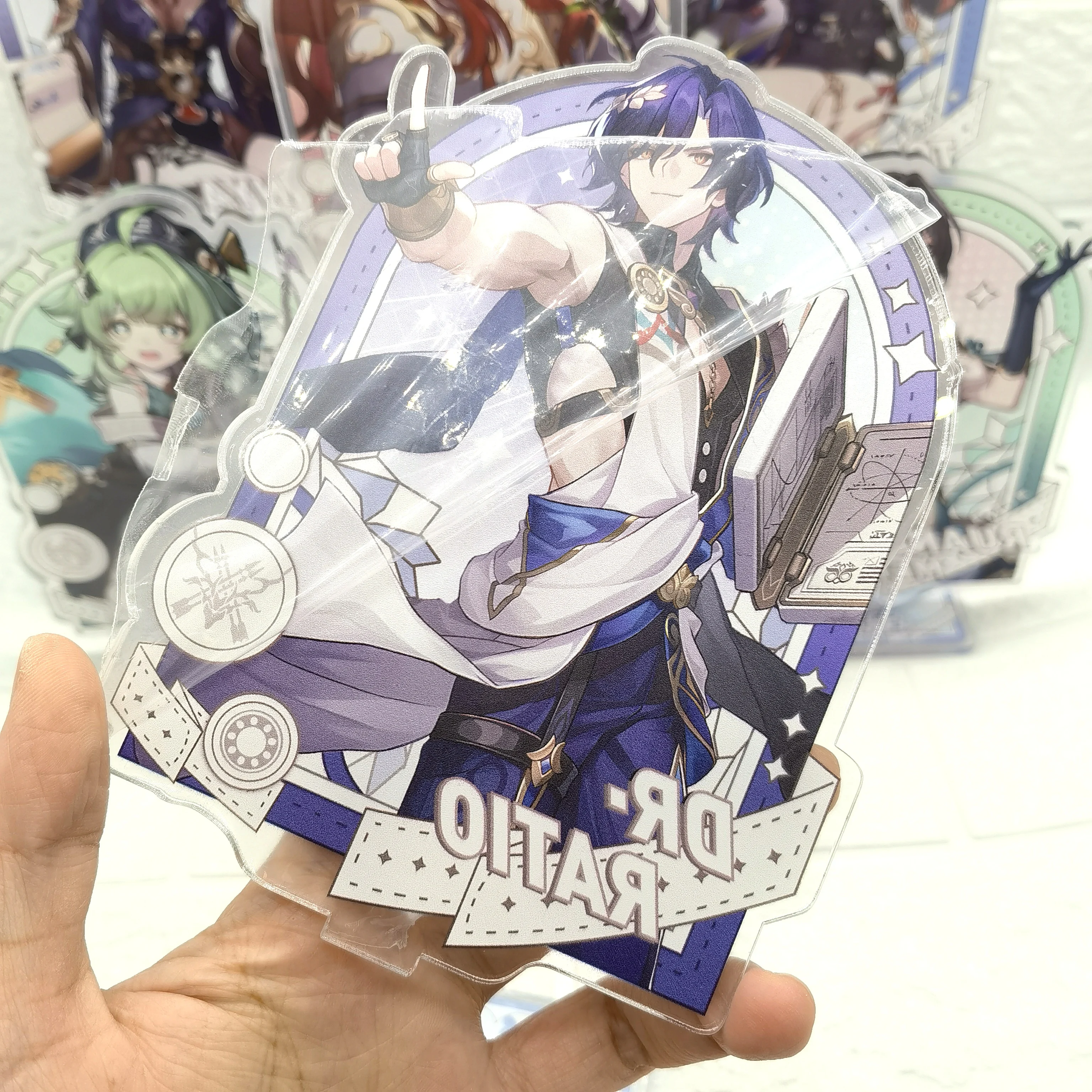 Игра StarRail Рисунок Jingliu Topaz Black Swan Blade DR.RATIO Kafka Lunae Sunday Акриловая подставка Модель