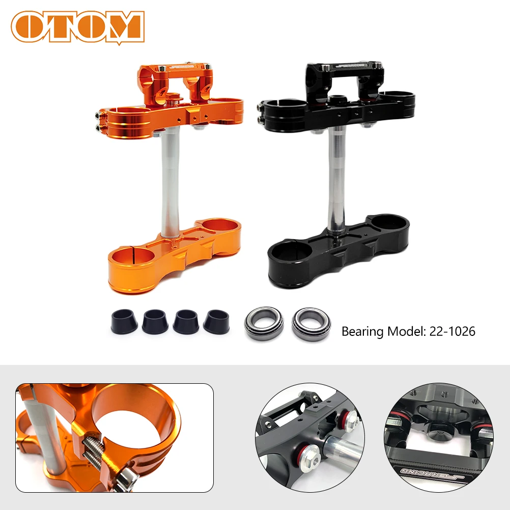 OTOM для KTM Мотоцикл тройные зажимы руля и зажим переходник стояка рулевой