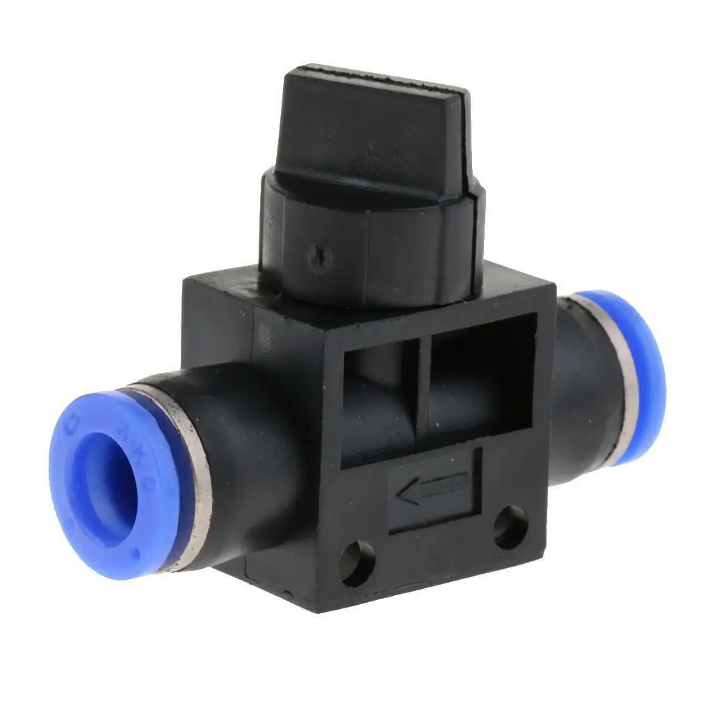 

Connector Switch Valve 10mm/0.4inch Cable Connector HVFF-10 Joiner Ball Valve Hose Plastic Pneumatic Push In Fitting