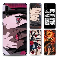 naruto uchiha eyes anime silicone case for samsung galaxy a30s a50 a60 a70 a80 a90 f41 f52 a9 2018 soft tpu sasuke itachi madara