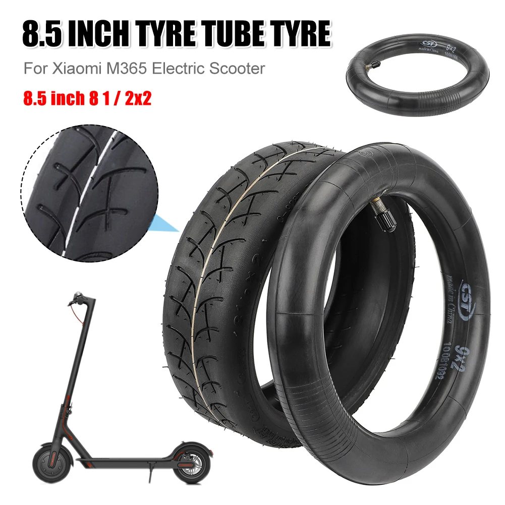 

Rubber Tire 8.5" Inner Tire 10"Outer Tire 8 1/2x2 Upgraded Front Rear Replacement Tyre For Xiaomi M365/Pro Electric Scooter Part