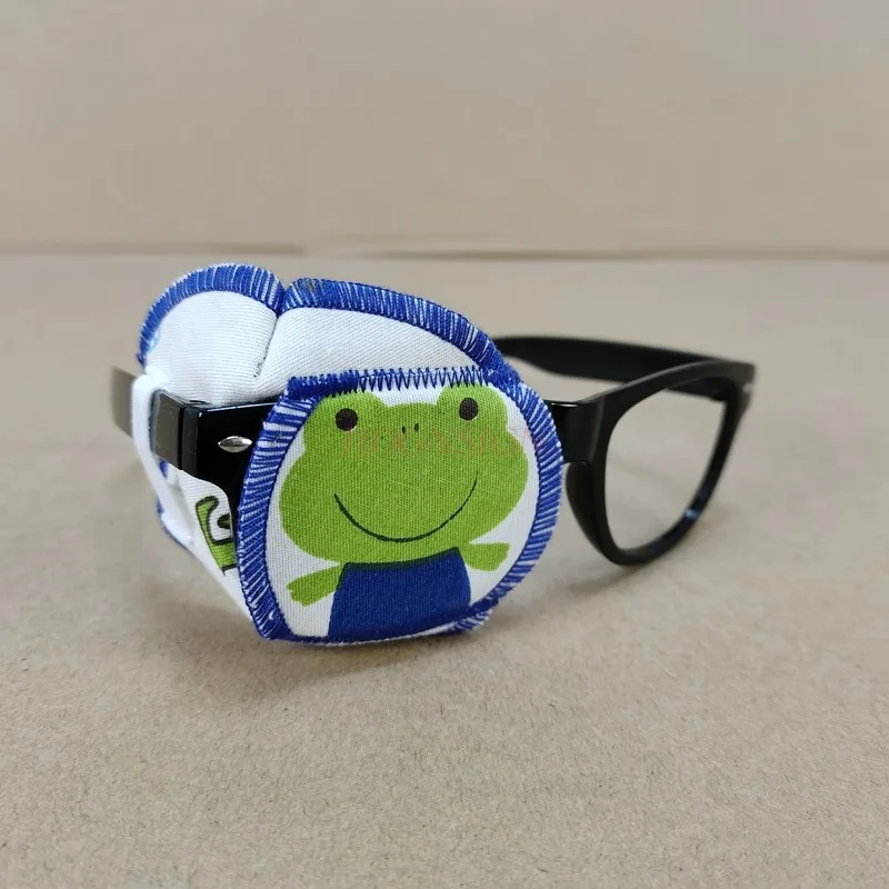

children's eye patches Qingwa prince amblyopia eye mask single eye correction children full cover eye mask handmade cotton