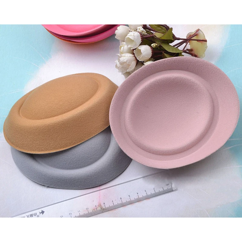 

Mini Felt DIY Craft Women Hair Accessories Hostess Fascinator Hairclip Hat