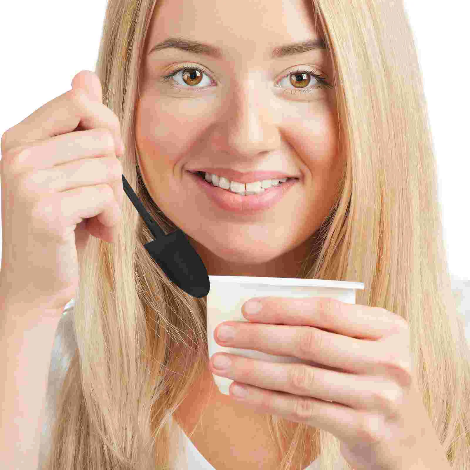 50/100 шт. пластиковые ложки для пудинга 472 дюйма