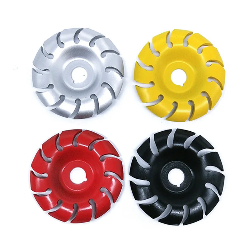 

90mm Wood Carving Disc 12 Teeth Manganese Steel Wheel Disc Grinder Shaping Disc Cutting Disc Abrasive Woodworking Power Tool