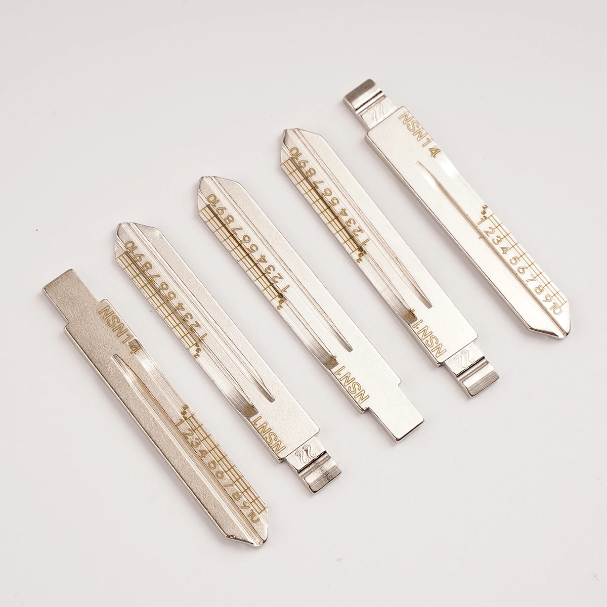 

5/10 Шт. NSN14 Лезвие Ключа С Гравировкой, Незаточенная Пустая Шкала