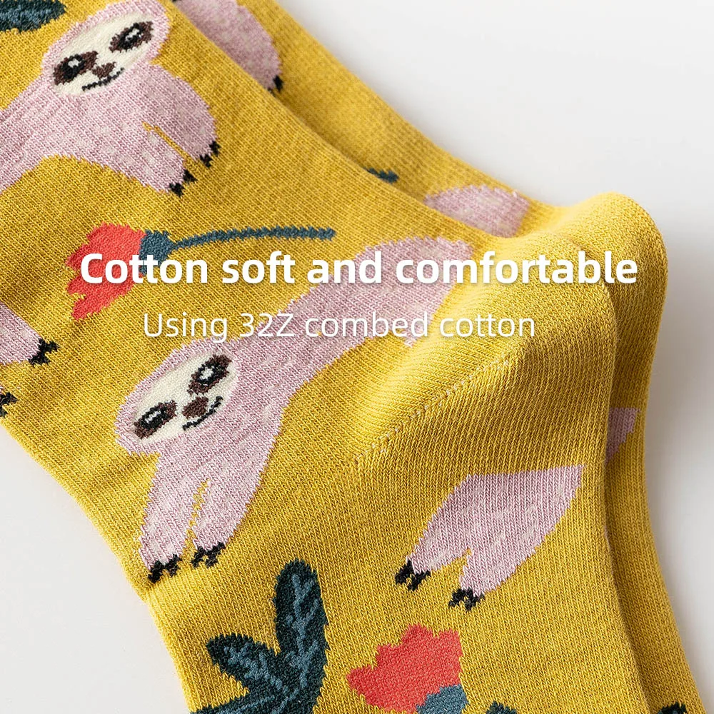 Original Socks Men's Mid-Tube Socks Cartoon Ins Tide Basketball Socks Tide Brand Women's Sports Fitness Stockings Designer Socks