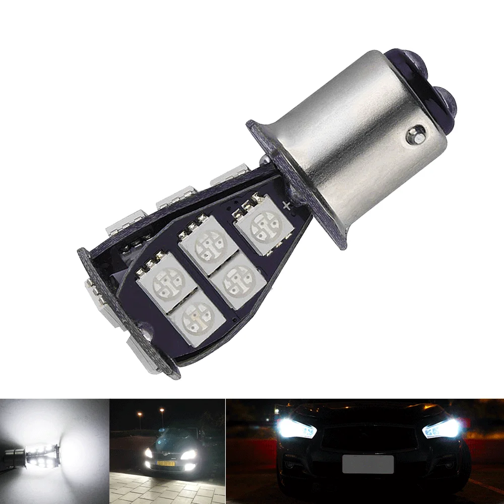 

Car Led Auto Red 1157 BAY15D LED Tail Brake Light Parking Led P21 5W 18SMD Reserve Lamp License Plate Light Brake LED Turn Bulbs