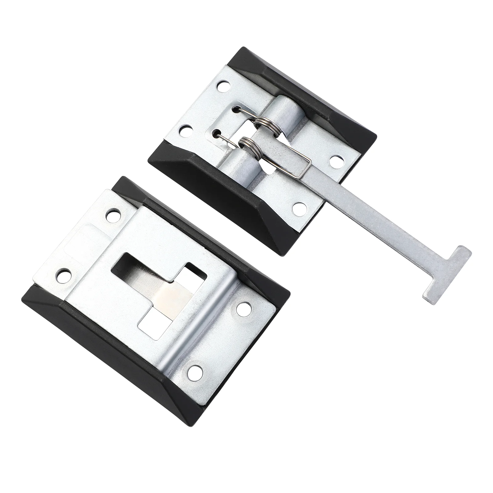 

Trailer Door Latch Metal Holder Stainless Steel Hooks Refrigerated Truck T-style Entry Catch