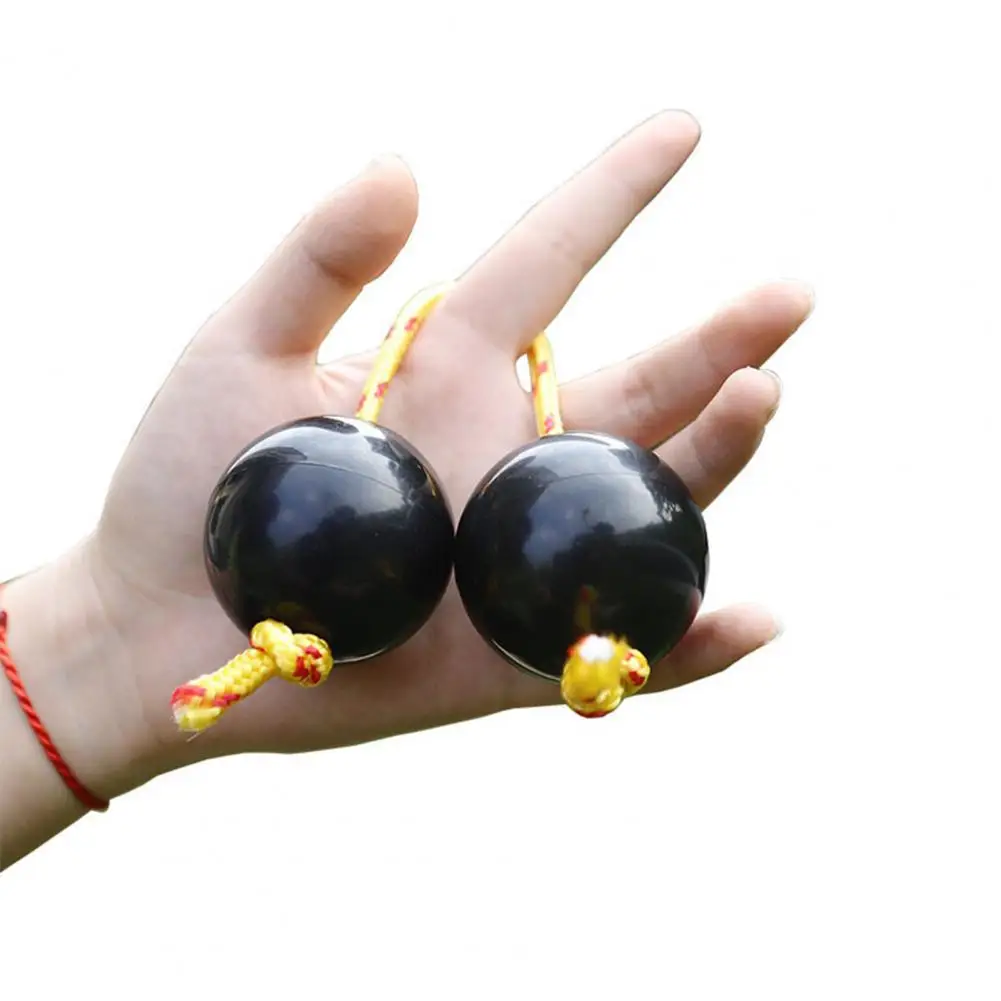 

Fingertip Drum Balls 1 Pair Practical Reusable High Hardness Double Rhythm Shaker Balls Musical Instrument for Home