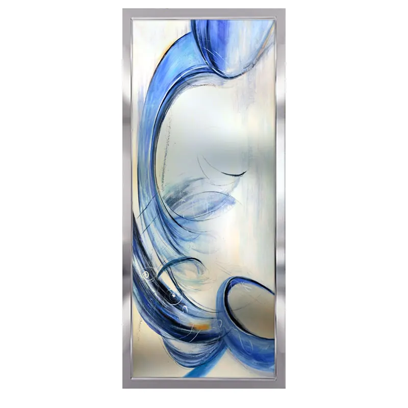 

Современный минималистичный художественный стеклянный разделительный экран, украшение для гостиной, спальни, входа в крыльцо, матовый све...