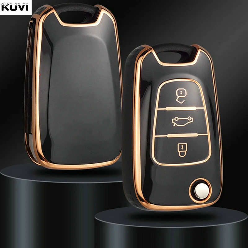 Чехол для автомобильного ключа из ТПУ KIA Sportage Rio 3 Soul Optima Ceed Pro K5 K2 Pride Hyundai i20 i30 ix20 ix25