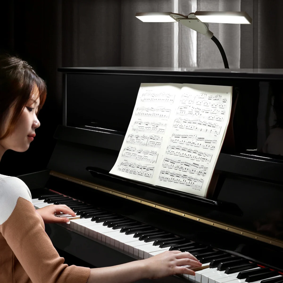 Лампа-подставка для фортепиано мягкий свет защита глаз USB-разъем специальный