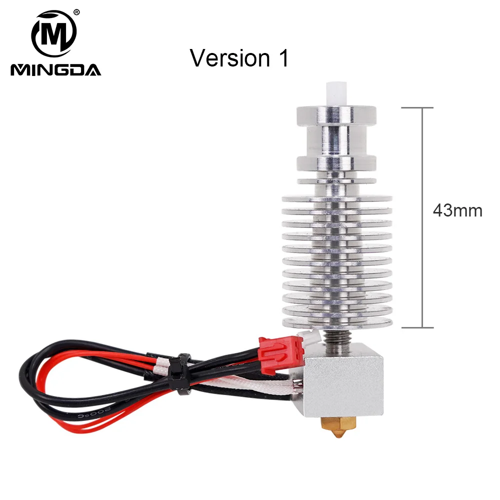 Mingda Hotend для Magician X 3D принтер высокое качество все металлы набор сделай сам E3d V6 s