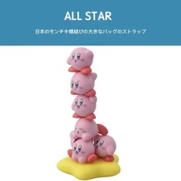 kawaii mini kirby anime figures cute table decor room accessory action figures collection car decora 10 piece set gifts for kid