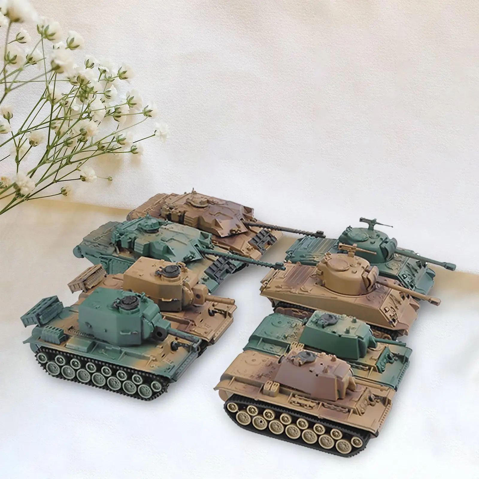 Набор из 16 4D масштаб 1:72 наборы для сборки танков игровой набор боевых головоломки