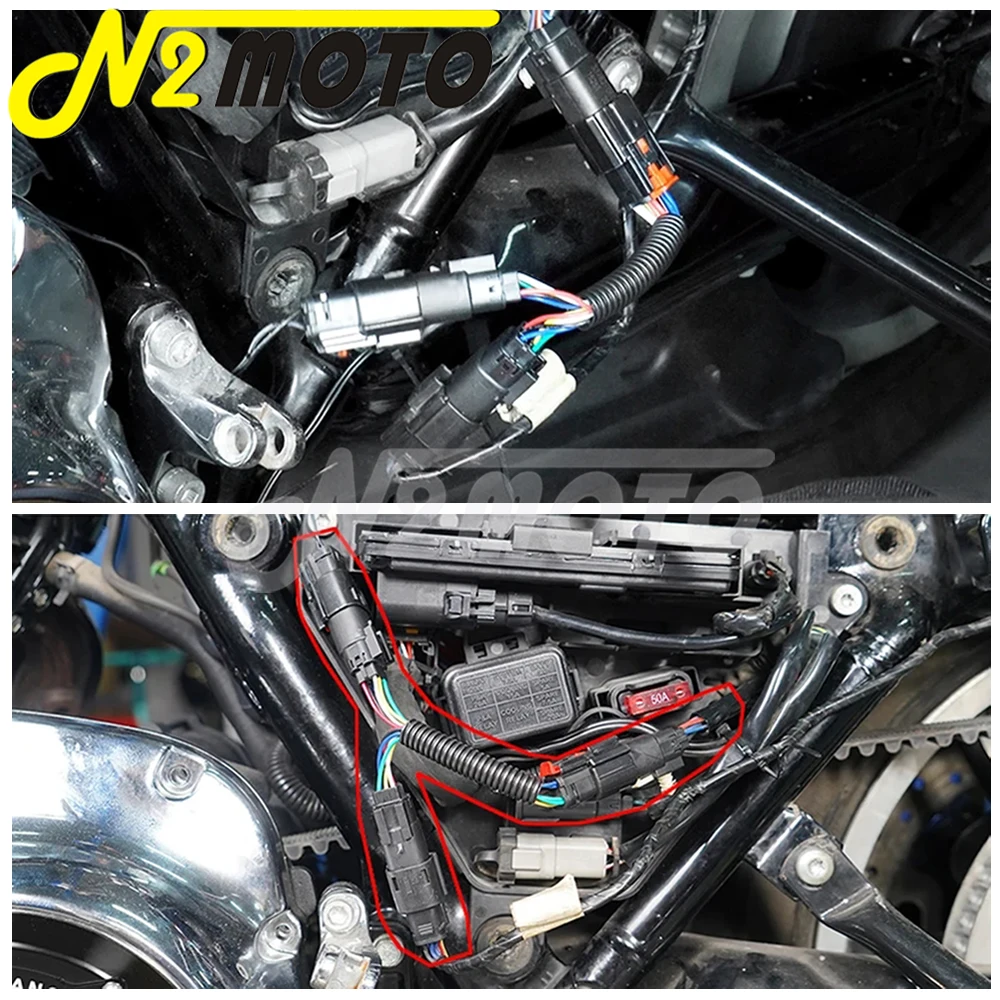 6-контактный задний флейный соединитель жгут проводов для освещения