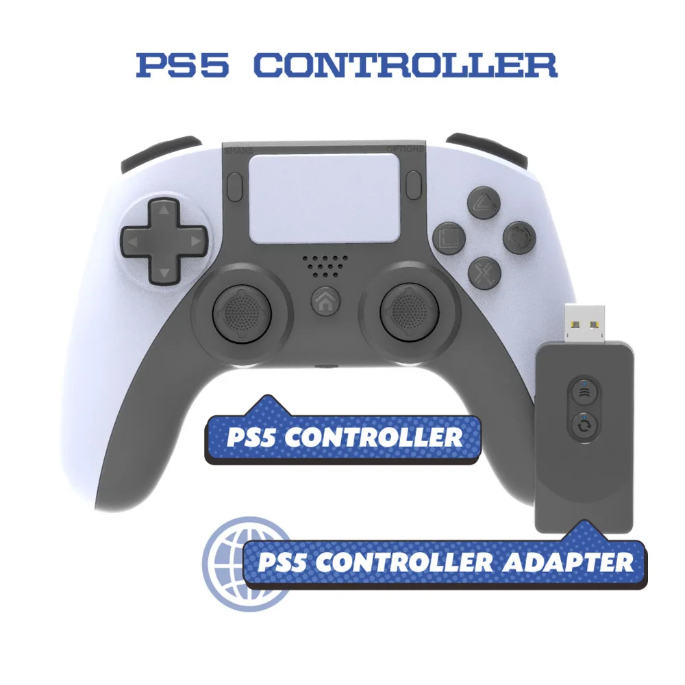 

Vibration Gamepad Video Game Console For Ps5/pc 14 Keys Gaming Joystick Touch Function For Gamer Mobile Gaming Trigger Type-c