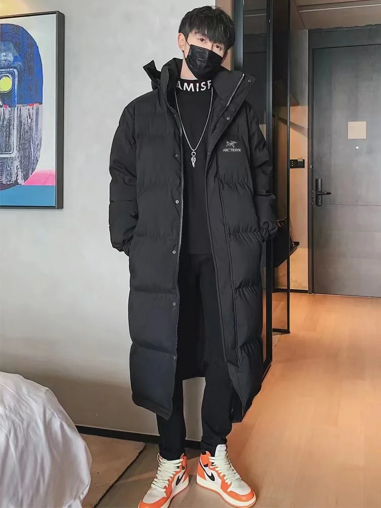 Пуховик ARCTERYX ветрозащитный против пятен морщин Тонкая посадка Зимняя согреться