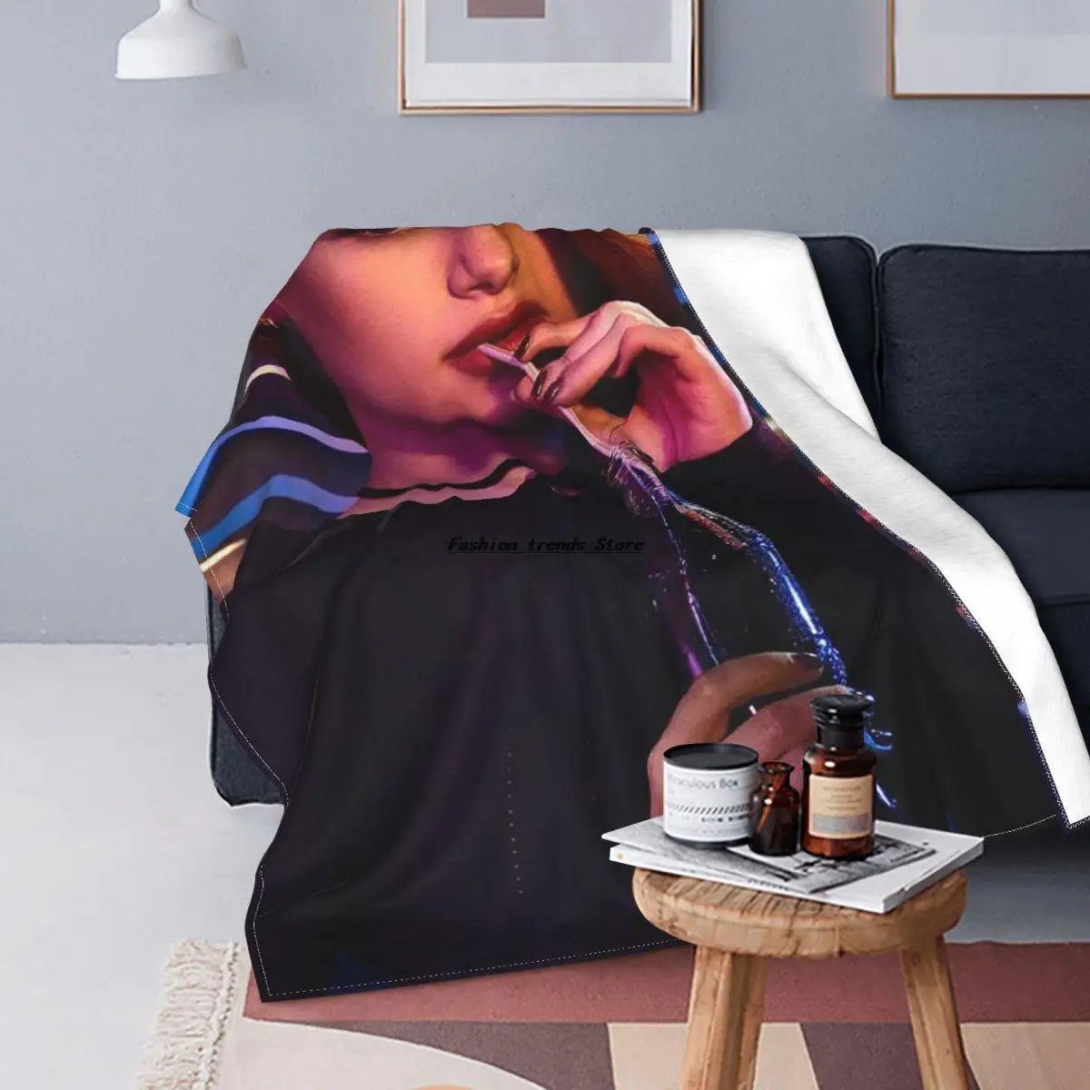 

Cheryl Blossom Blankets TV Series Figure Riverdale Flannel Awesome Soft Throw Blanket for Bed Sofa Autumn/Winter