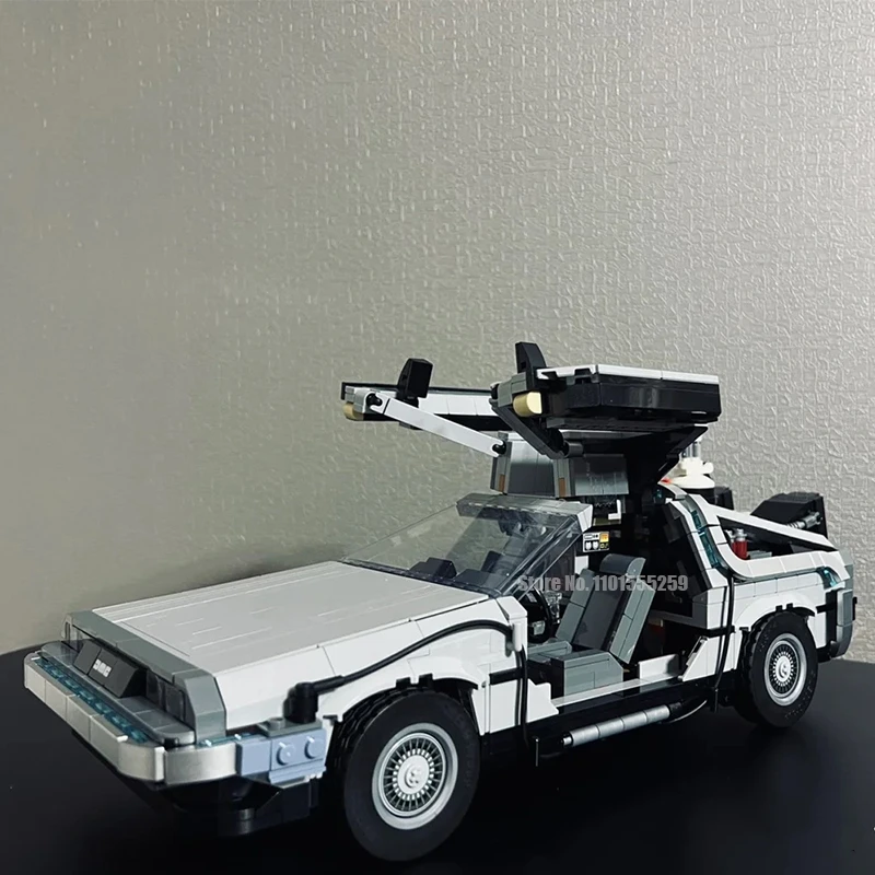 

Новинка 2022, машинка «Назад в будущее», модель суперкар 10300, набор для строительства, блоки, самоблокирующиеся кирпичи, детские игрушки