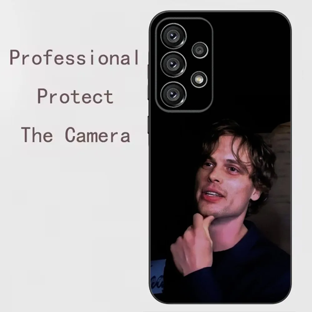 Matthew Spencer Reid Phone Case For Samsung Galaxy A13 A21s A22 A31 A32 A52 A53 A71 A80 A91 Soft Black Shell