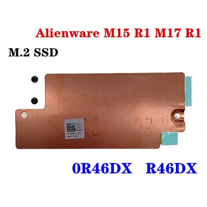 Новый оригинальный ноутбук M. 2280 SSD HDD кронштейн радиатора для Dell Alienware M15 R1 M17 0R46DX