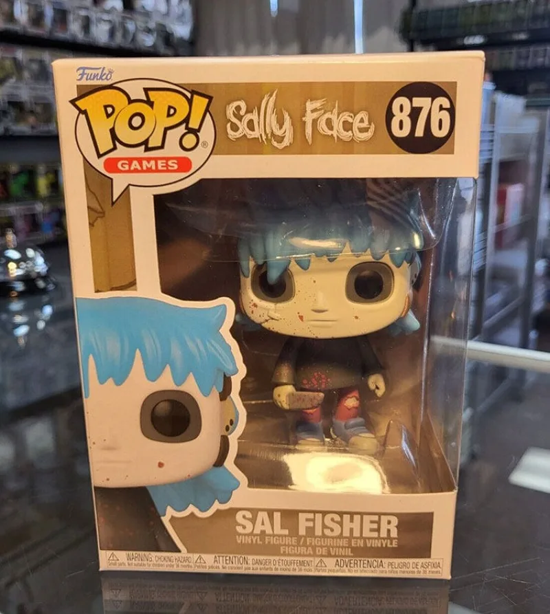 Фото Оригинальная фигурка Funko Pop Sally Face Silly Face Sally Face Game Figure Model Boy, подарок на день рождения, подарок на Рождество №2