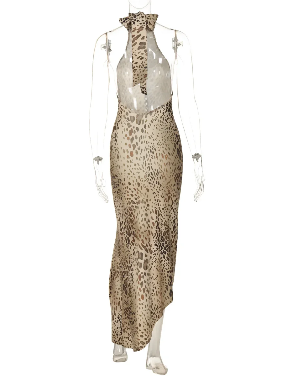 Сексуальные вечерние платья с лямкой на шее и открытой спиной нерегулярные