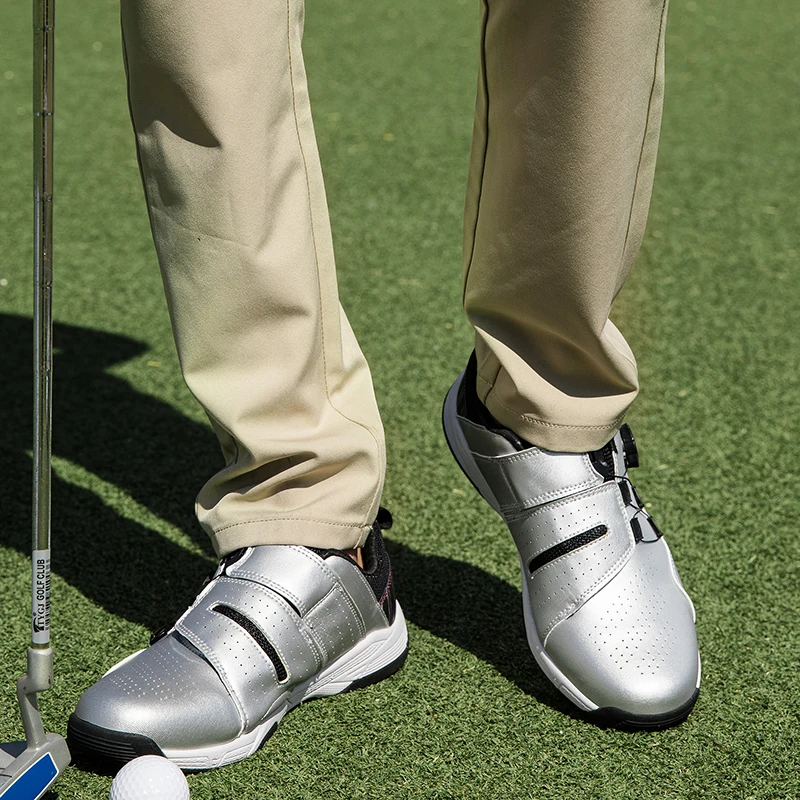 New Men Waterproof Golf Shoes Light Golfing Sneakes Trainers for Men Anti Slip Athletic Sport Shoes