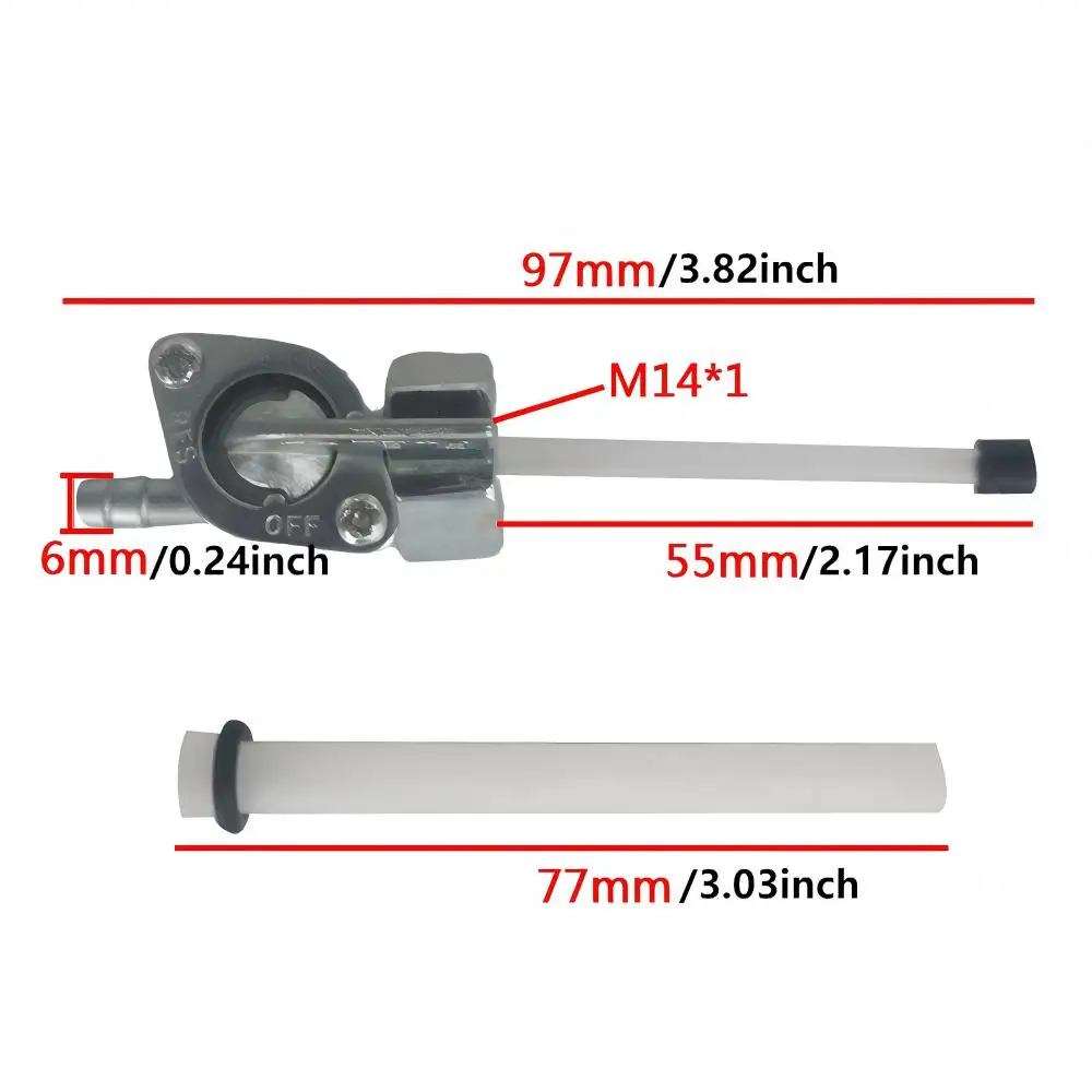 Фото Moto M14 * 1 газовый топливный кран, переключатель клапана для Honda MR50 Elsinore P50 PC50 Little QA50 Z50A Z50AK Mini Trail аксессуары №4