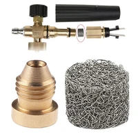 2pcs universal 1 1 mm thread foam categories orifice nozzle tips maker high pressure foam pot riser kits up to 3000 psi