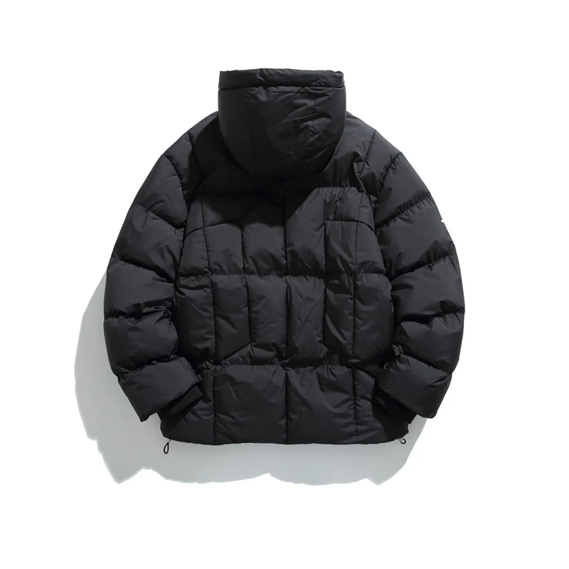 Rainbowtouches Winter Coat Men's Warm Parkas Down Jacket Hooded Men Winter Jackets Windbreaker Puffer Coat Fashion Mens Clothing