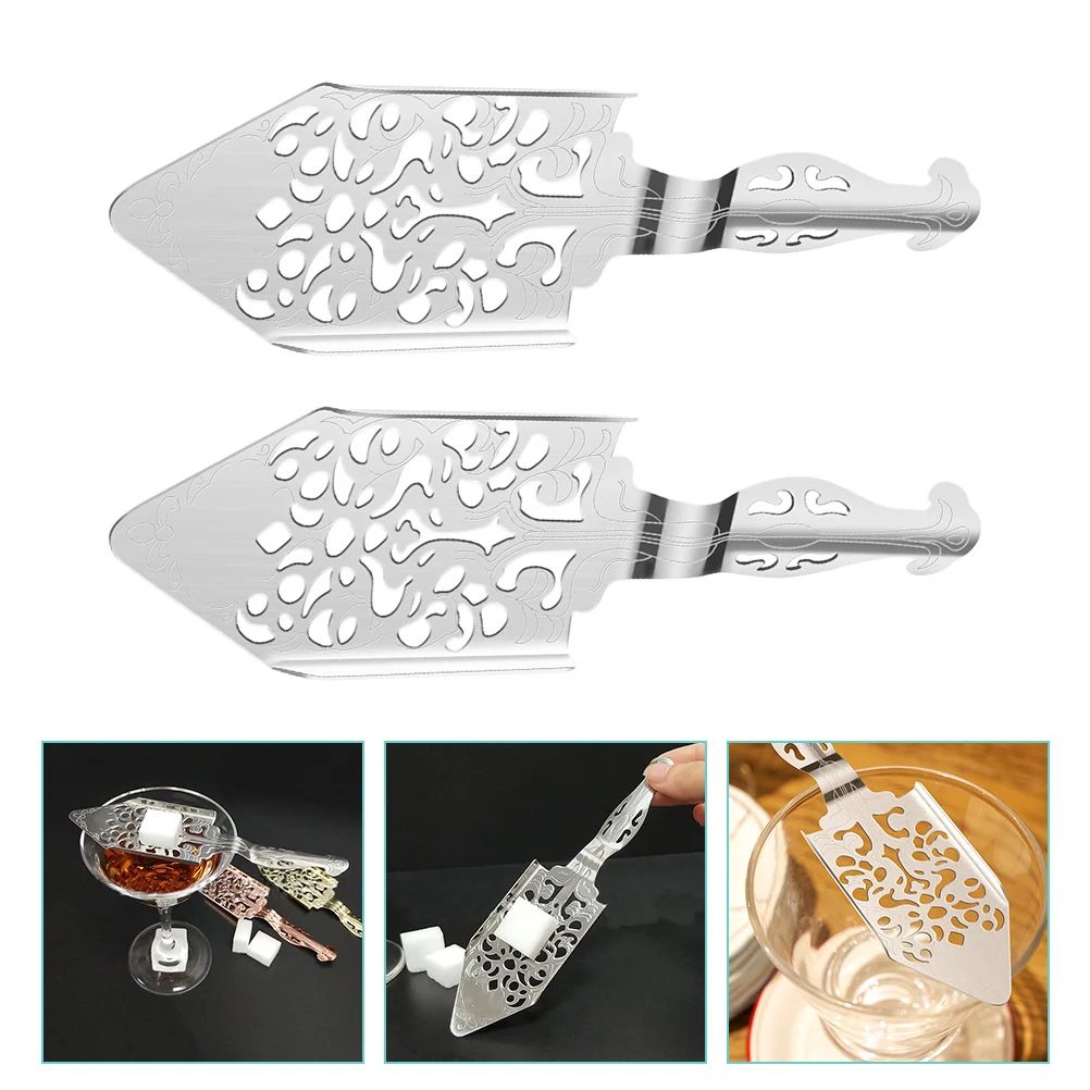 

Absinthe Fountain Spoon Filter Dripper Household Champagne Stainless Feuerzangenbowle Drink Bubble Punch Creature Wonder