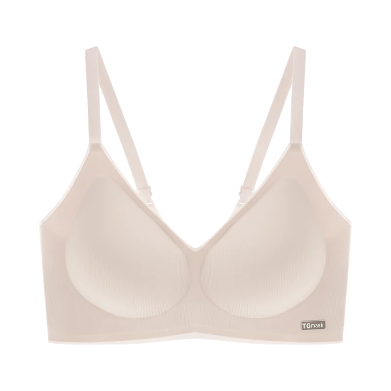 Женский бесшовный бюстгальтер цельный беспроводной латексный с чашкой тонкое