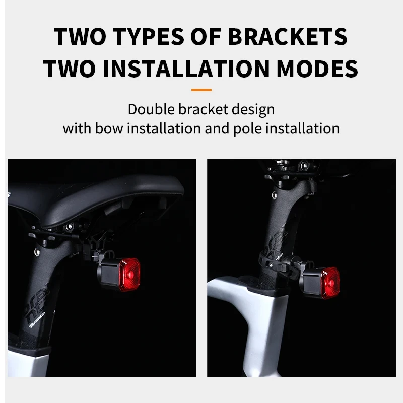 Умный Задний Фонарь Для Велосипеда Eslnf Перезаряжаемые Водонепроницаемые