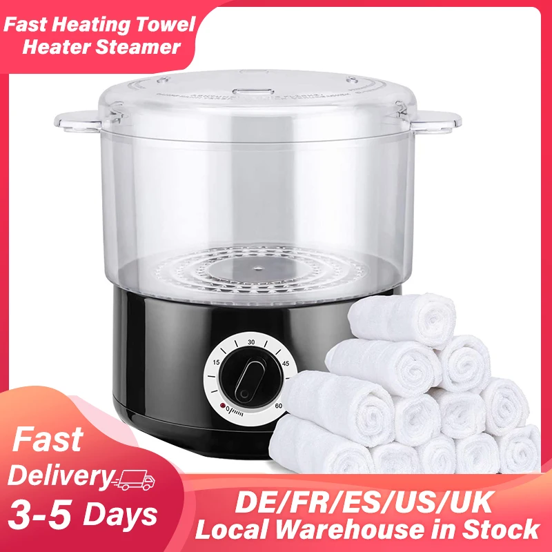 

Professional Mini Towel Heater Fast Heating Towel Steamer for Spa Barbershop Multiple Use Personal Care Towel Warmer 220V