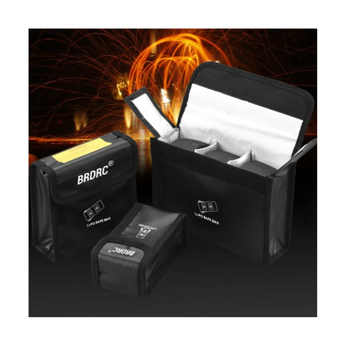 Brдрк для DJI Mavic 3 Pro Drone LiPo Battery Safe Bag батарей