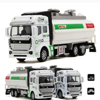 132 large sprinkler truck metal alloy model diecast toy vehicle with pull back car model kids toy free shipping