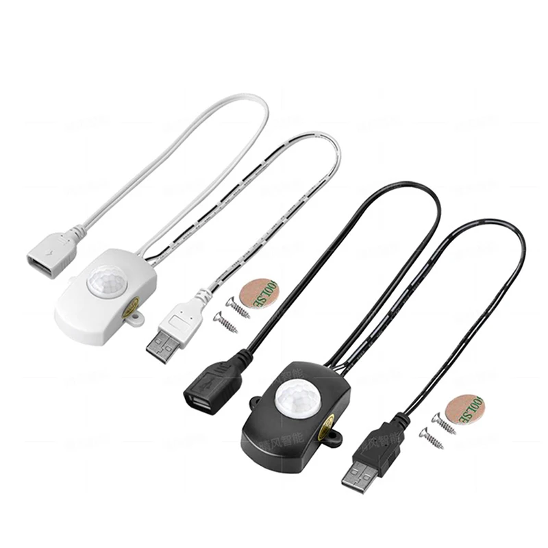 USB-переключатель с пассивным инфракрасным датчиком движения 5 А 5-24 В постоянного